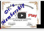 Dr. Venkatraman's Membership